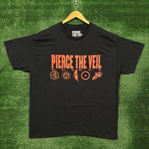 Pierce the Veil I Can't Hear You Tour Rock Band T-Shirt Size Extra Large